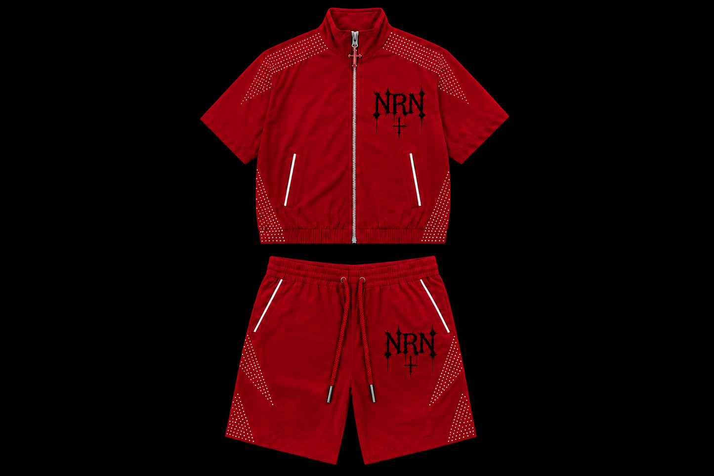 NRN Frozen Heart Red & Black Set