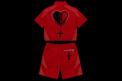 NRN Frozen Heart Red & Black Set
