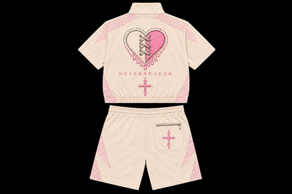 NRN Frozen Heart Shy Pink Set